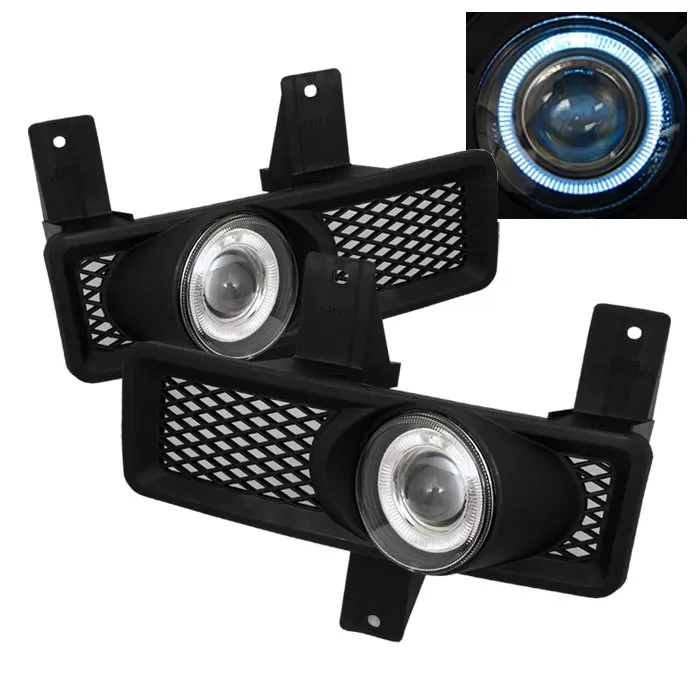 Spyder Auto Halo Projector Clear Fog Lights Ford F-150 1997-1998 Expedition 1997-1998 - FL-P-FF15097-HL