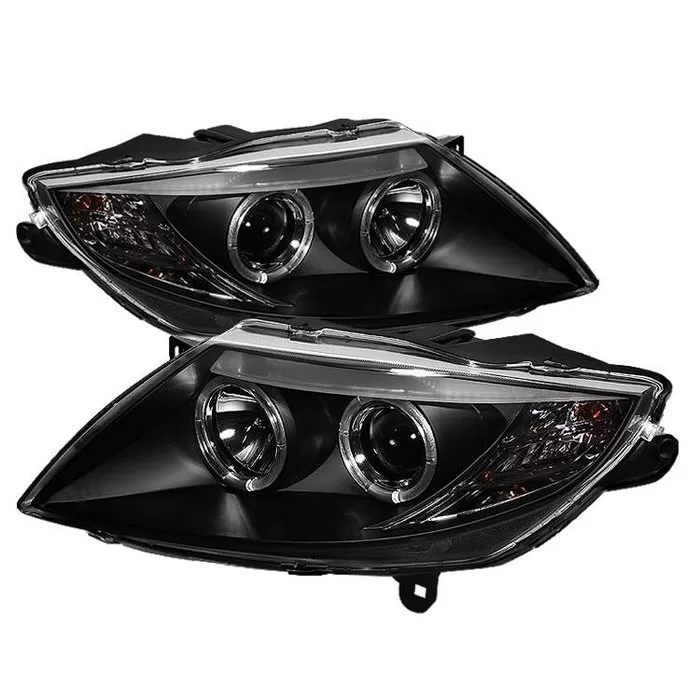 Spyder Auto Black HID type Halo Projector Headlights BMW Z4 2003-2008 - PRO-YD-BMWZ403-HID-BK