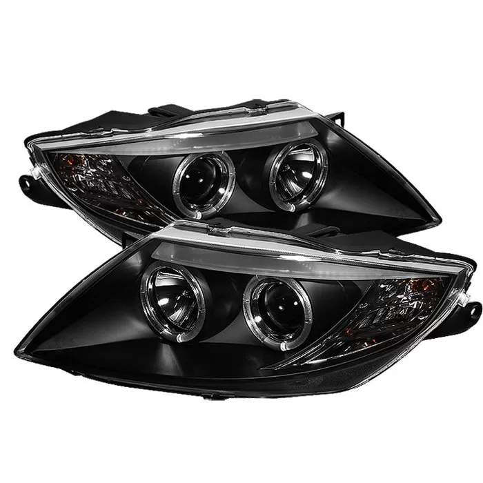 Spyder Auto Non-HID Type Halo Black Projector HeadLights BMW Z4 2003-2008 - PRO-YD-BMWZ403-HL-BK