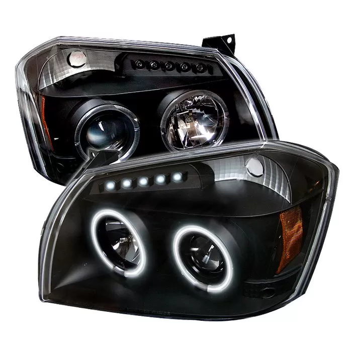 Spyder Auto CCFL LED Black Projector HeadLights Dodge Magnum 2005-2008 - PRO-YD-DMAG05-CCFL-BK