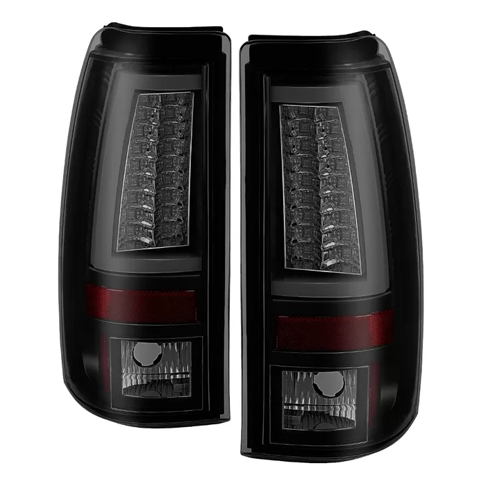 Spyder Auto Version 2 LED Tail Lights Black Smoke Chevrolet Silverado 1500 | 2500 2003-2006 - ALT-YD-CS03V2-LED-BSM