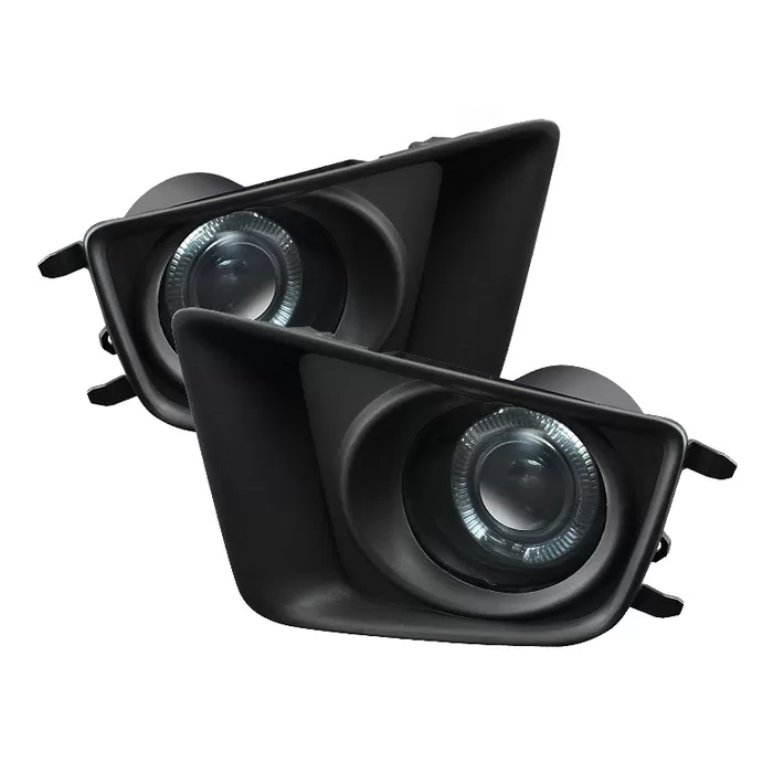 Spyder Auto Smoke Halo Projector Fog Lights with Switch Toyota Tacoma 2012-2015 - FL-P-TTA2012-HL-SM