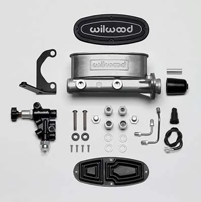 Wilwood Aluminum Tandem M/C Kit with Bracket and Valve - 261-13269