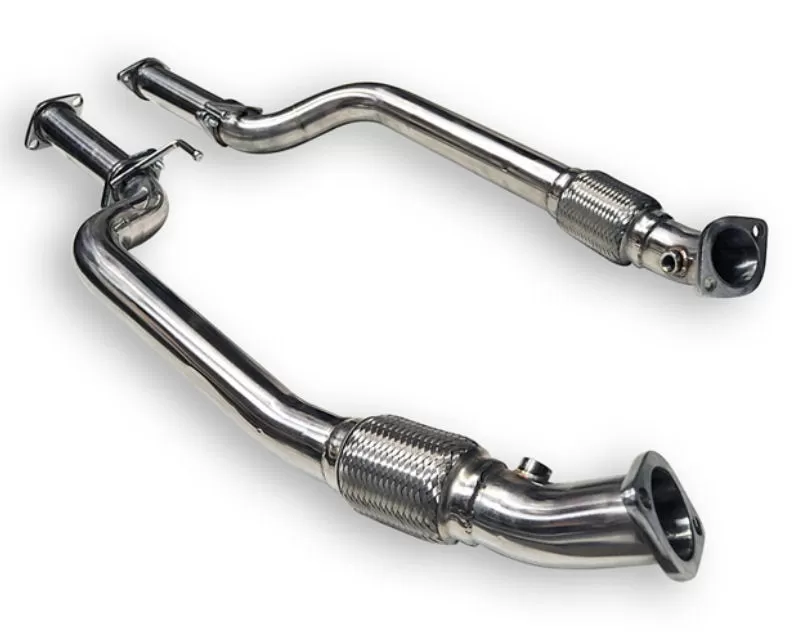 ARK Stainless 2.5 Inch Downpipe and Race Test Pipe Polished Hyundai Genesis Coupe 3.8L 2010-2012 - DP0702-0138
