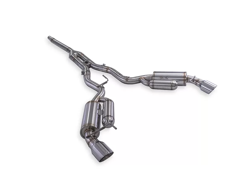 ARK GRiP Polish Tipped Stainless Steel Catback Exhaust System Ford Mustang EcoBoost 2.3L 2015-2022 - SM0504-0115G