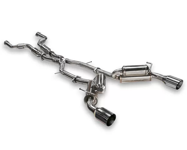 ARK GRIP Stainless Catback Exhaust w/Polished Tips Infiniti FX35 / FX37 2009-2013 - SM1104-0107G