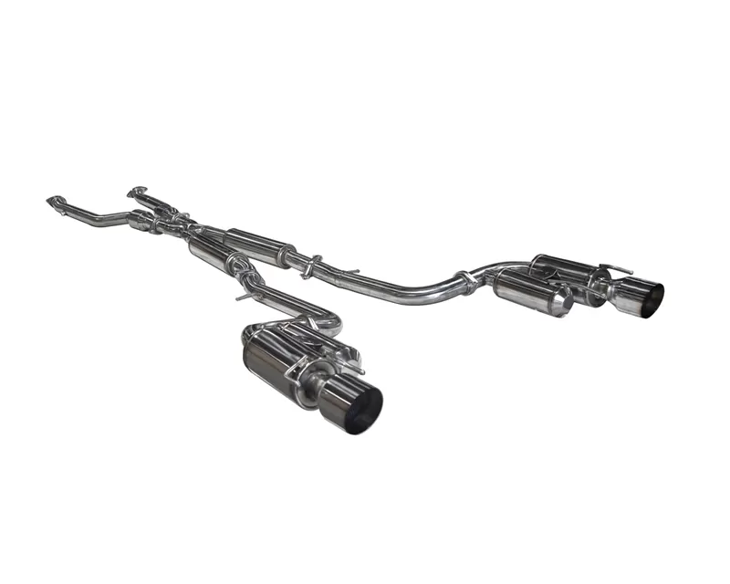 ARK 2.5inch Stainless GRIP Catback Exhaust with Polished Dual Tips Lexus IS 250 | 300 | 350 AWD 2014-2016 - SM1502-0114G