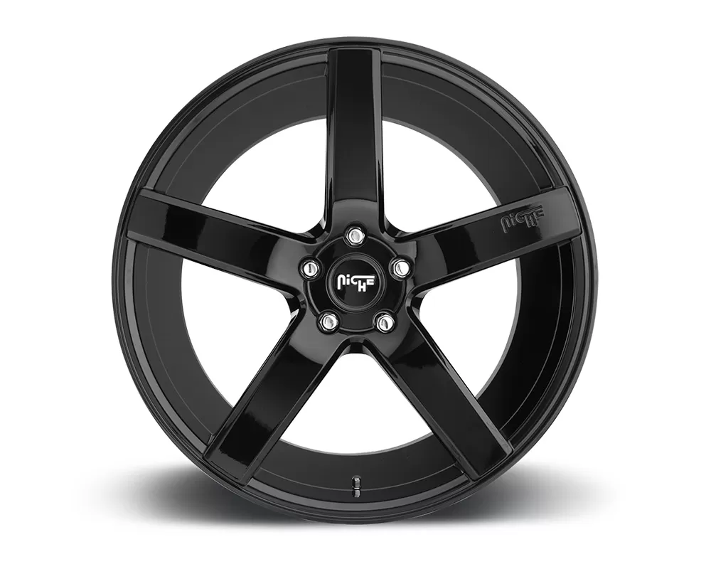 Niche M188 Milan SUV Gloss Black 1-Piece Cast Wheel 22x10 5x127 35mm - M188220075+35