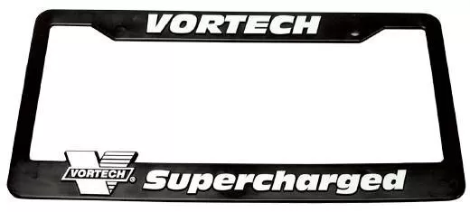Vortech "Vortech Supercharged" License Plate Frame - 8130
