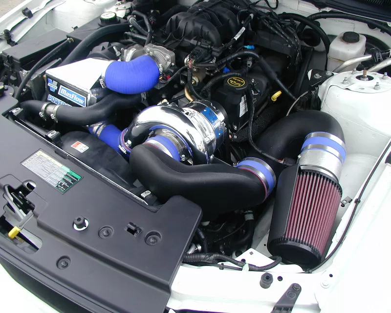 Vortech Satin H.O. Supercharger System w/ V-3 Si & Charge Cooler Ford Mustang 4.0 V6 05-06 - 4FU218-620L