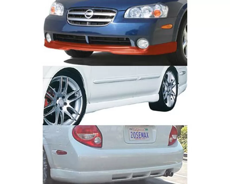 Stillen 4-Piece Body Kit with Classic Style Front Lip Spoiler Nissan Maxima 2002-2003 - 108280
