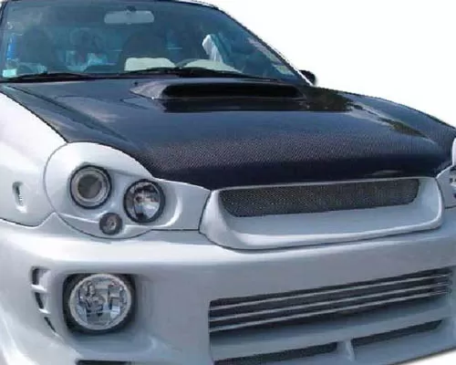 Advan Carbon OEM Style Carbon Fiber Hood with STi Scoop Subaru Impreza | WRX 2002-2003 - BKSI02-AC978HC