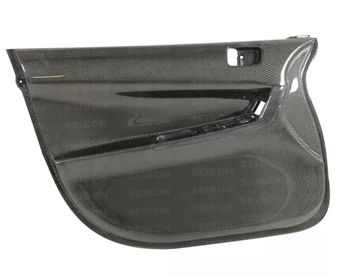 Seibon Carbon Fiber Front Door Panels Mitsubishi Lancer EVO X 2008-2015 - DP0809MITEVOX-F