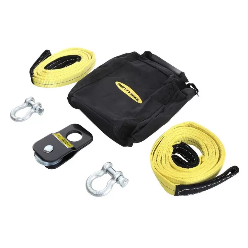 Winch Accessory Kit ATV Includes Snatch Block, Pair Of Shackles, Pair Of Straps Smittybilt - 2729