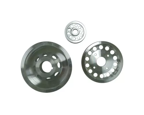 Ralco RZ Underdrive factory belt layout Crank Pulley Nissan 300ZX 3.0L Non-Turbo 1990-1993 - 914872