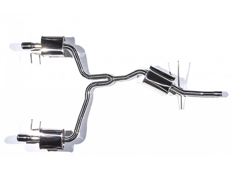 CTS Turbo Stainless Steel Catback Dual Exhaust Audi A4 2.0T B8 09-14 - CTS-EXH-CB-0013
