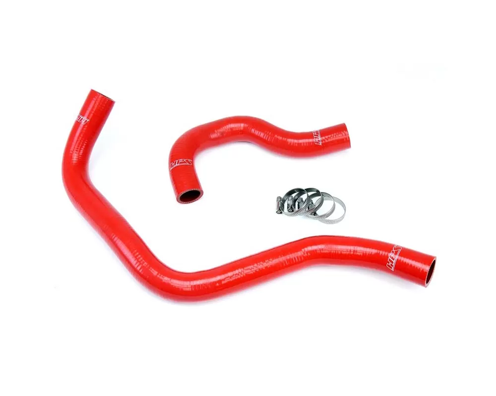 HPS Red Reinforced Silicone Radiator Hose Kit Coolant for Acura 90-93 Integra B18 B20 - 57-1002-RED