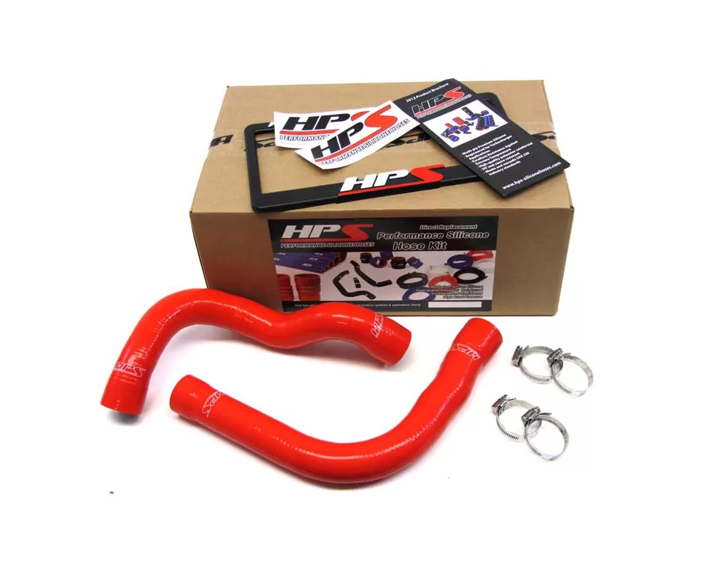 HPS Red Reinforced Silicone Radiator Hose Kit Coolant for BMW - 57-1007-RED