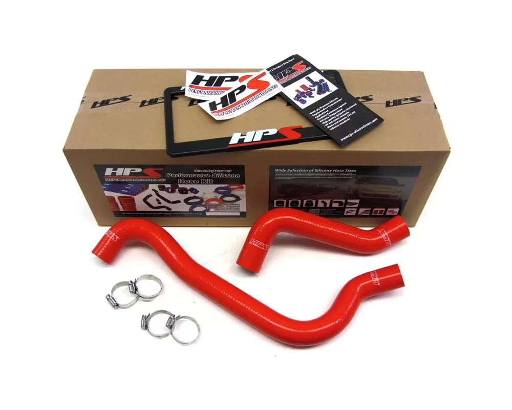 HPS Red Reinforced Silicone Radiator Hose Kit Coolant for Dodge 03-05 Neon SRT-4 Turbo - 57-1009-RED