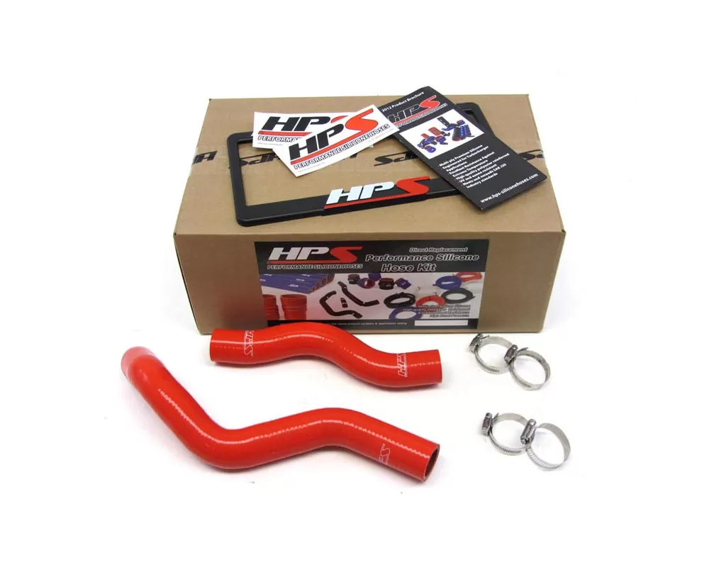 HPS Red Reinforced Silicone Radiator Hose Kit Coolant for Honda 06-11 Civic Non Si R18A1 R16 - 57-1022-RED