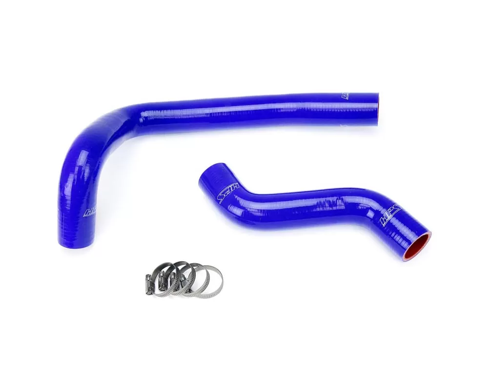 HPS Blue Reinforced Silicone Radiator Hose Kit Coolant for Mazda 93-97 RX7 FD3S - 57-1035-BLUE