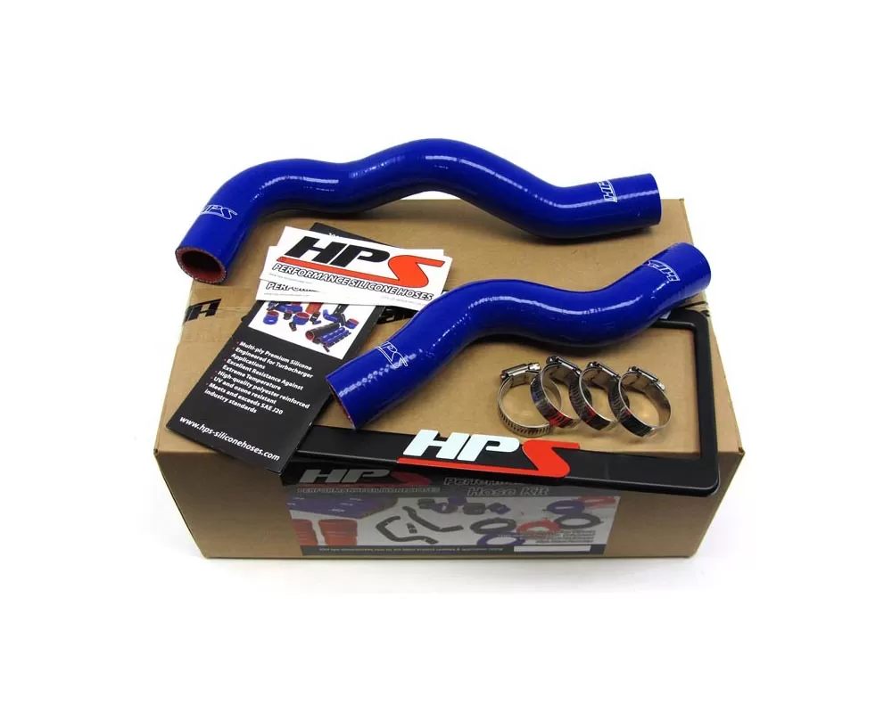 HPS Blue Reinforced Silicone Radiator Hose Kit Coolant for Nissan 02-06 Sentra SE-R / SER Spec V - 57-1055-BLUE
