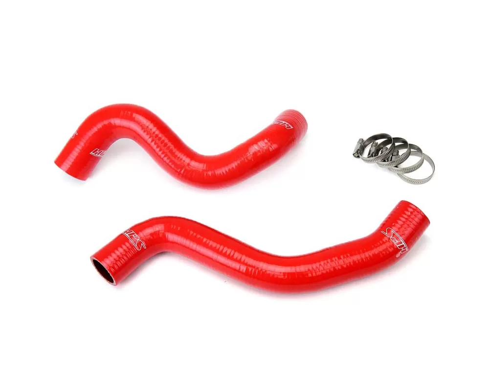 HPS Red Reinforced Silicone Radiator Hose Kit Coolant for Scion 05-10 tC - 57-1058-RED