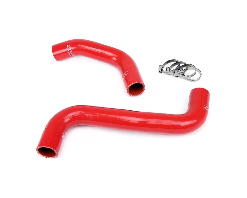 HPS Red Reinforced Silicone Radiator Hose Kit Coolant for Subaru 2008-2021 WRX / STI - 57-1064-RED