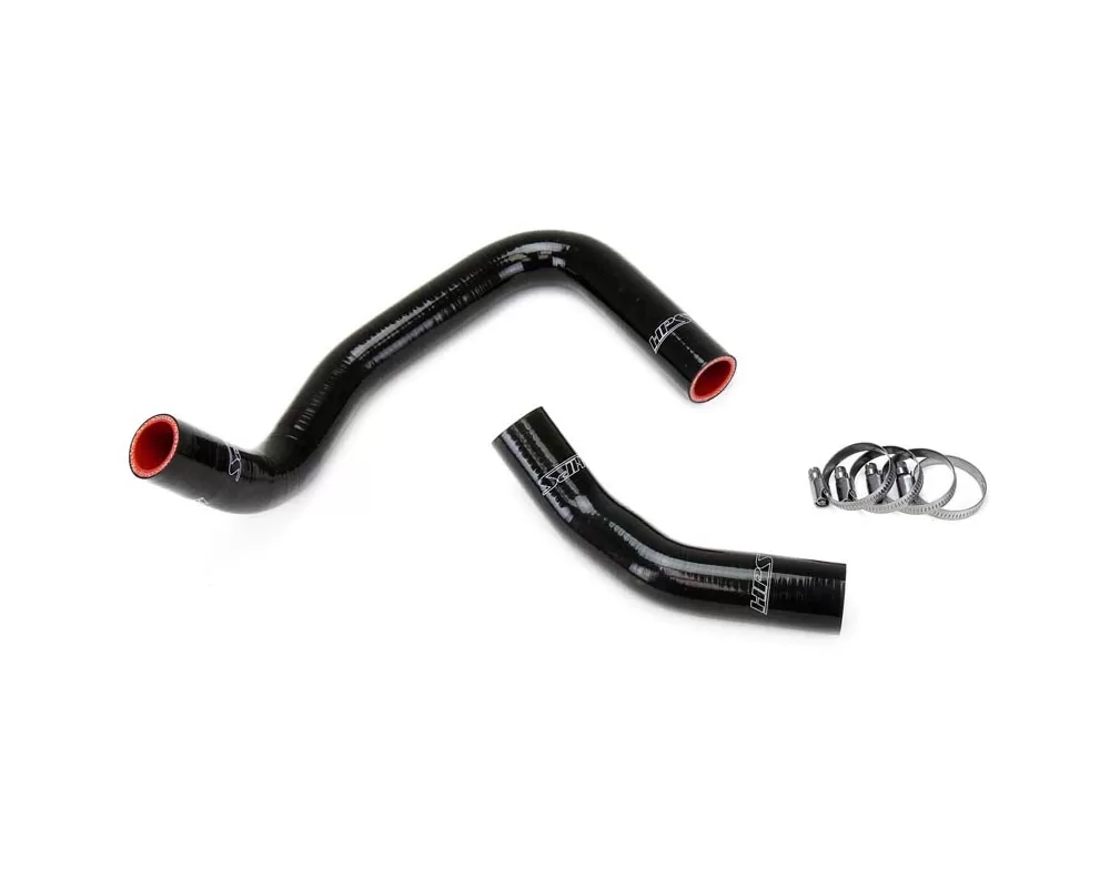 HPS Black Reinforced Silicone Radiator Hose Kit Coolant for Toyota 85-87 Corolla AE86 - 57-1202-BLK