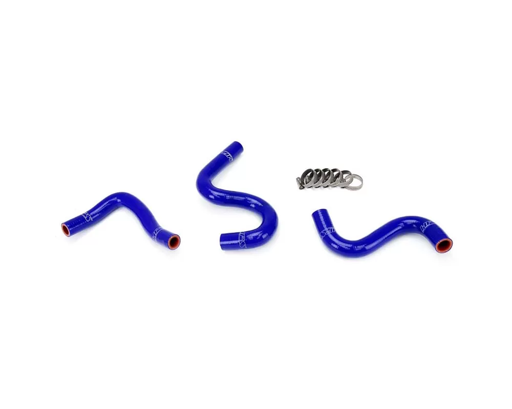 HPS Blue Reinforced Silicone Heater Hose Kit for Toyota 83-87 Corolla AE86 4A-GEU Left Hand Drive - 57-1223-BLUE