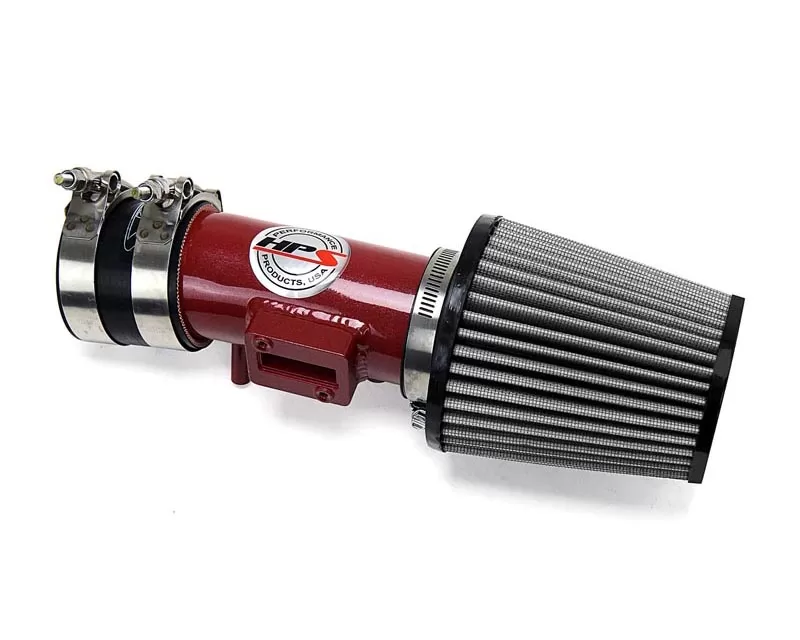 HPS Performance Shortram Air Intake Kit 09-13 Honda Fit 1.5L, Red - 827-102R
