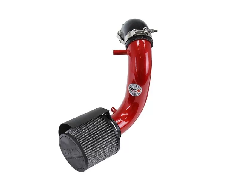 HPS Performance Shortram Air Intake Kit 91-01 Jeep Cherokee 4.0L I6, Includes Heat Shield, Red - 827-301R