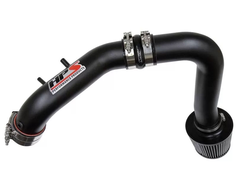 HPS Performance Cold Air Intake 2004-2008 Acura TSX 2.4L, Includes Heat Shield, Black - 837-122WB