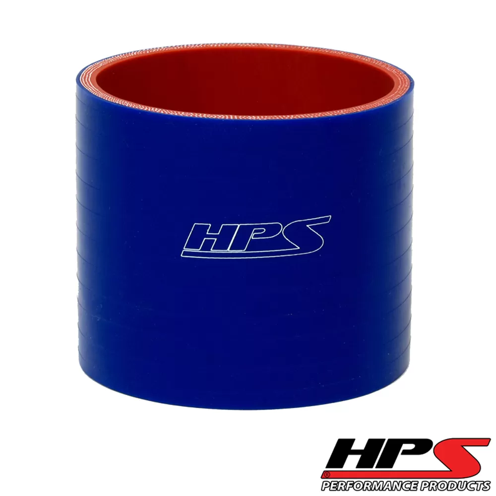 HPS 1 3/16inch (30mm) 4-ply Reinforced Straight Coupler Silicone Hose Blue - HTSC-118-BLUE