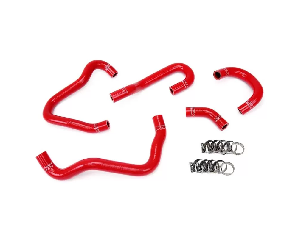HPS Red Reinforced Silicone Heater Hose Kit for Honda 00-05 S2000 - 57-1414-RED