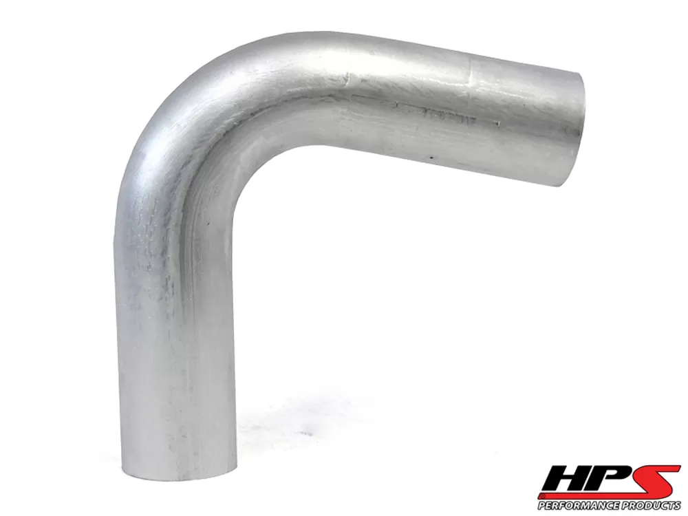 HPS 2.25" OD 110 Degree Bend 6061 Aluminum Elbow Pipe 16 Gauge w/ 3" CLR - AT110-225-CLR-3