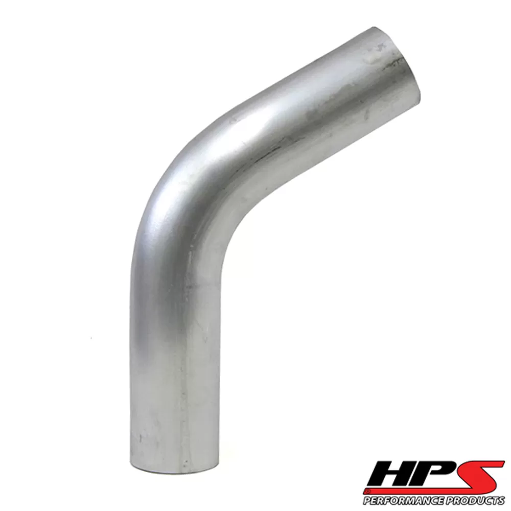 HPS 1.75" OD 60 Degree Bend 6061 Aluminum Elbow Pipe 16 Gauge w/ 2" CLR - AT60-175-CLR-2