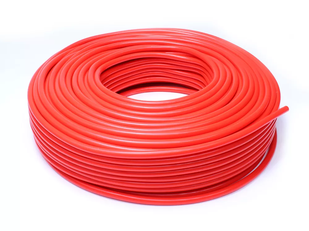 HPS 1/2" (13mm) ID Red High Temp Silicone Vacuum Hose - 100 Feet Pack - HTSVH127-REDx100