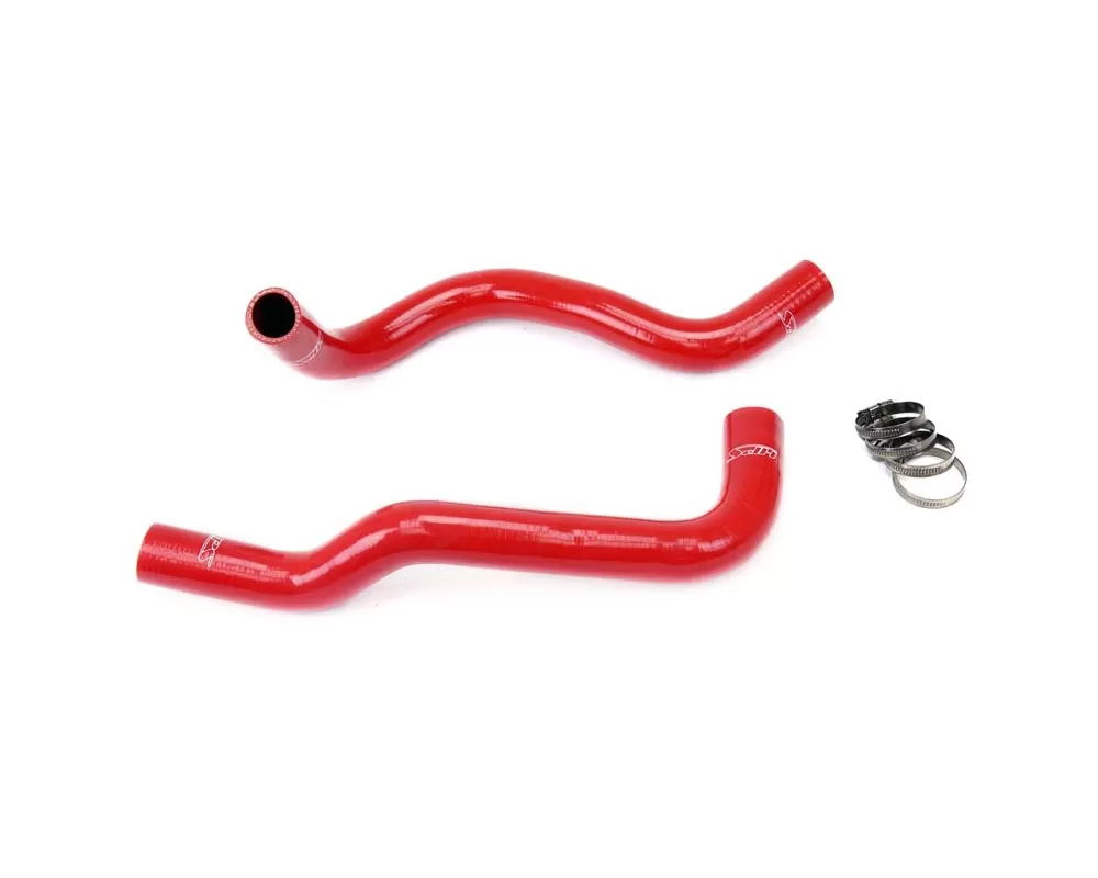 HPS Reinforced Red Silicone Radiator Hose Kit Coolant for Toyota 05-18 Tacoma 2.7L 4Cyl - 57-1314-RED