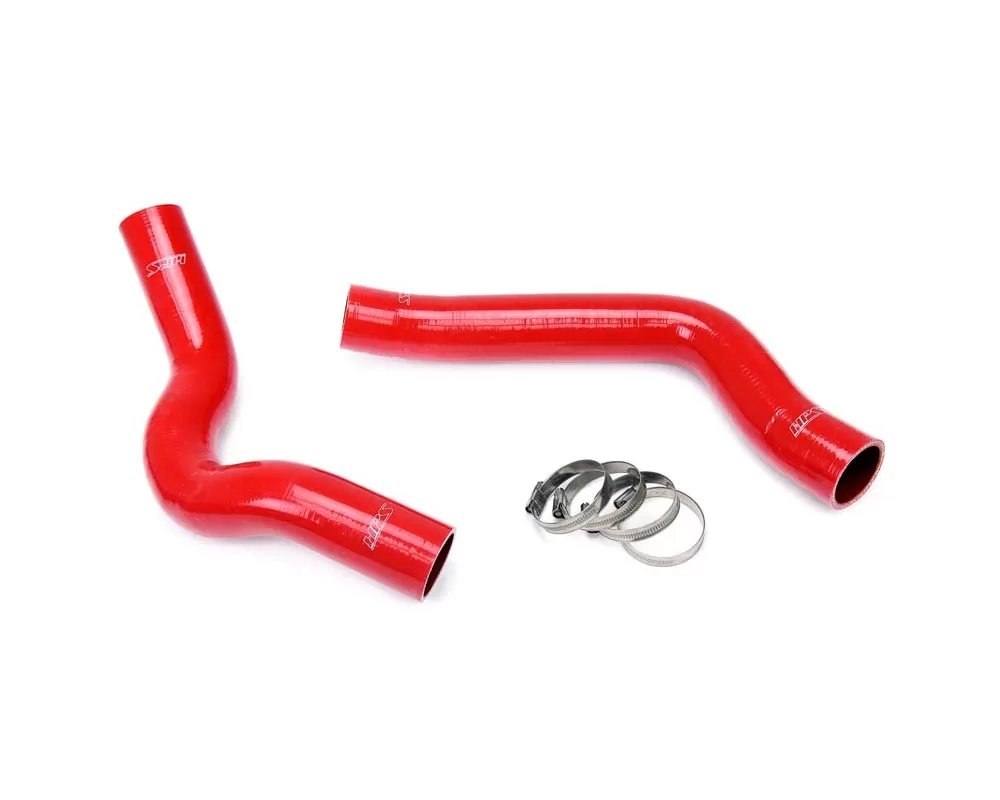 HPS Reinforced Red Silicone Radiator Hose Kit Coolant for Dodge 03-06 Viper SRT-10 8.3L V10 - 57-1317-RED