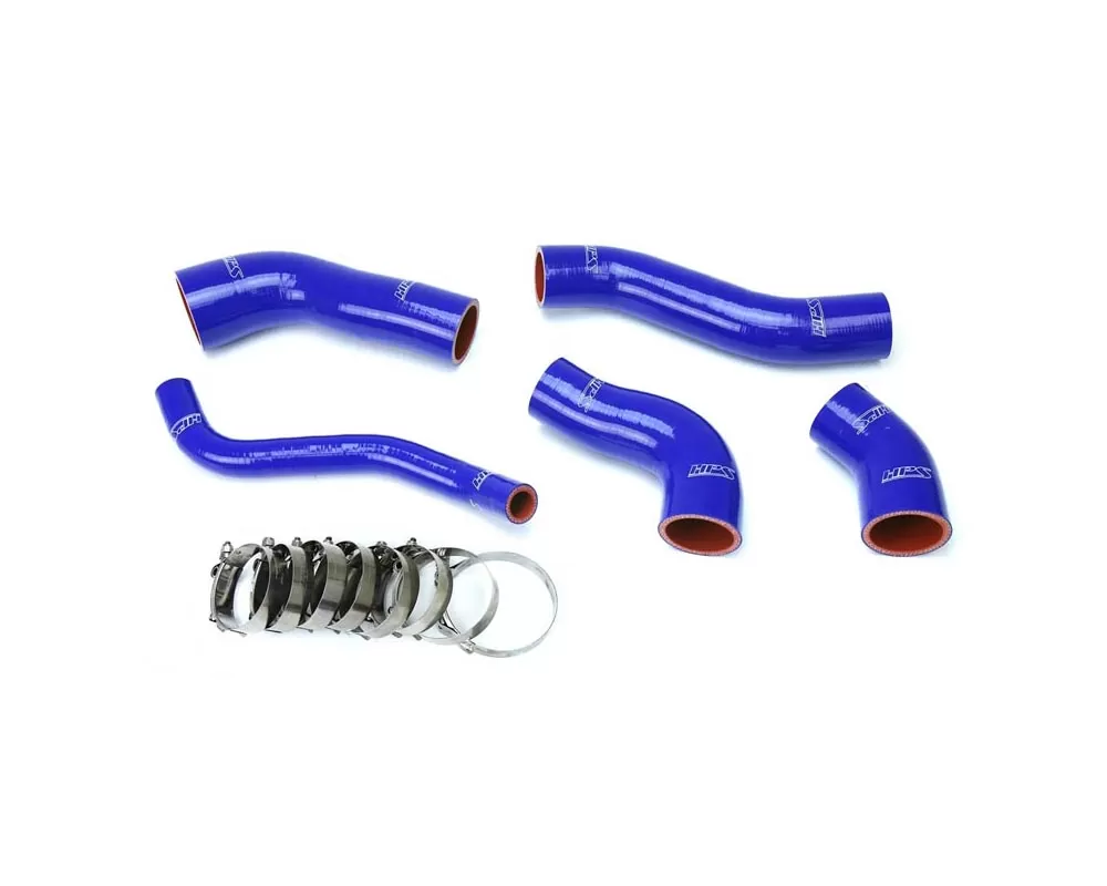 HPS Blue Reinforced Silicone Intercooler Hose Kit for Hyundai 13-17 Veloster 1.6L Turbo - 57-1629-BLUE