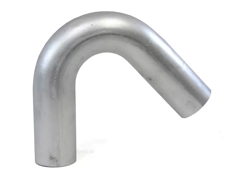 HPS 4.5" OD 135 Degree Bend Aluminum Elbow Pipe 15 Gauge w/ 6" CLR - AT135-450-CLR-6