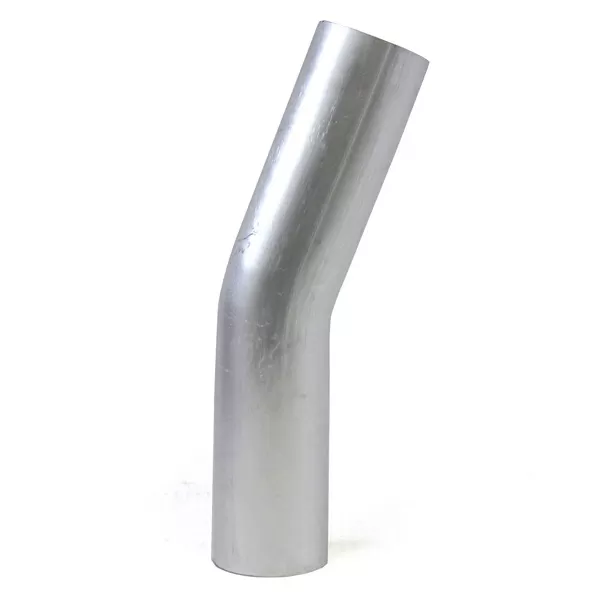 HPS 3.25" OD 20 Degree Bend Aluminum Elbow Pipe 16 Gauge w/ 3 1/2" CLR - AT20-325-CLR-35