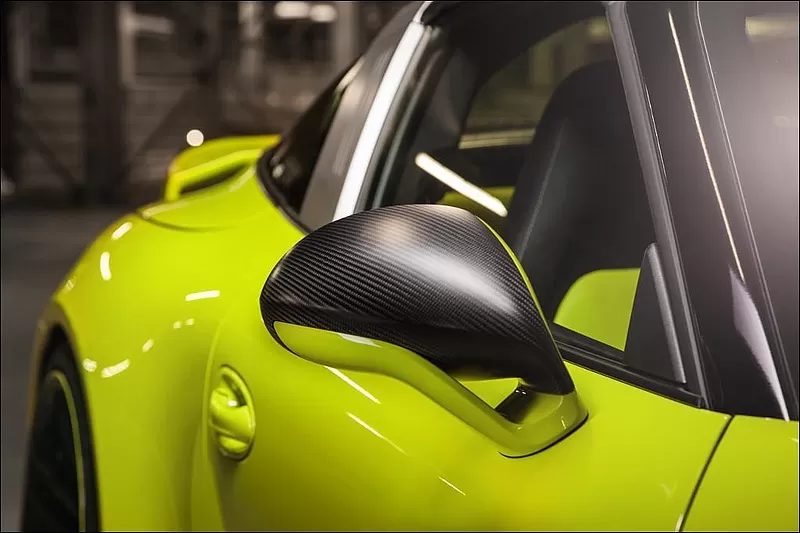 TECHART Matte Carbon Fiber Sport Design Mirror Shells Porsche 991 GT3 RS - 091.121.849.009M