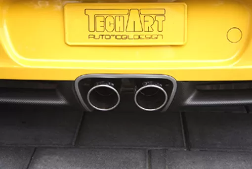 TechArt Carbon Rear Diffuser 3-Piece Porsche Boxster | Boxster S 987 2005-2012 - 087.121.593.009