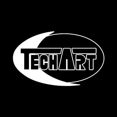Techart Stainless Steel Sport Tailpipes Black Matt Porsche 991 Carrera 2012-2016 | 991 Targa 4 2014-2016 - 097.310.911.009