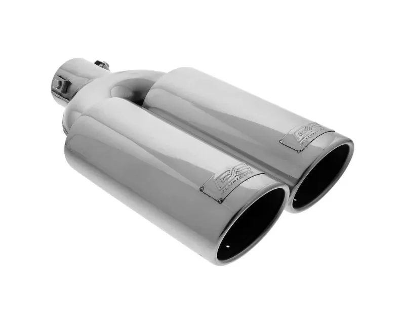 DC Sports 2.375" Polished Stainless Steel Bolt-On Exhaust Tip - EX-2012