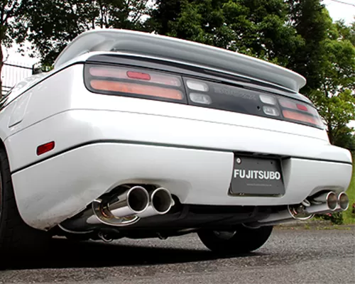Fujitsubo Legalis R Round Slash Twin Tipped Exhaust System Nissan 300ZX Z32 90-99 - 760-15454