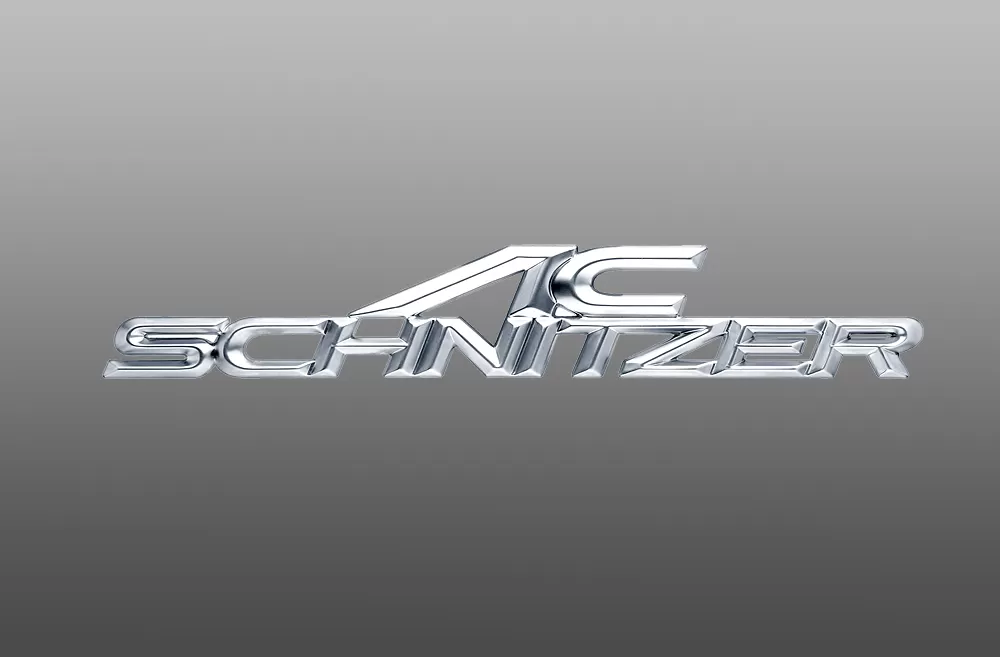 AC Schnitzer Self Adhesive Rear Emblem - 160x32mm Silver/Matt Chromed - 511410150