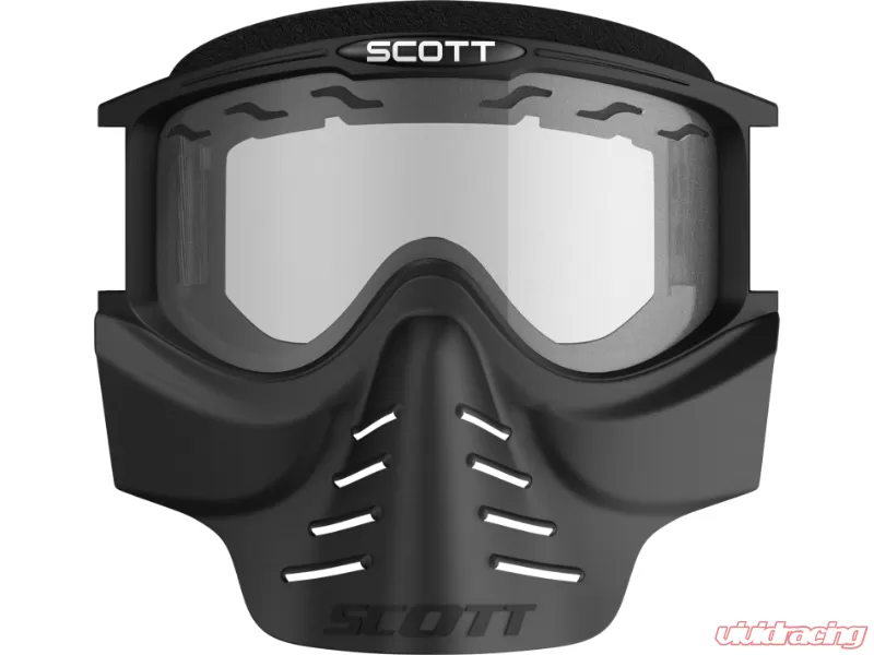 Scott 83X Safari Cross MTB Paintball Goggle inkl Facemaske Brille schwarz/kla 